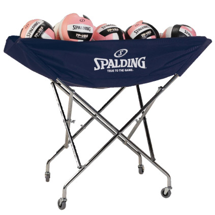 spalding travel volleyball cart