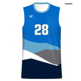 CustomFuze Men's Sublimated Pro Series Sleeveless Jersey - Quick Ship