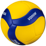 Mikasa V200W Official FIVB Volleyball - Blue and Yellow