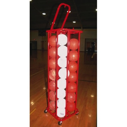 Vertical Ball Storage Cage - Steel | All Volleyball